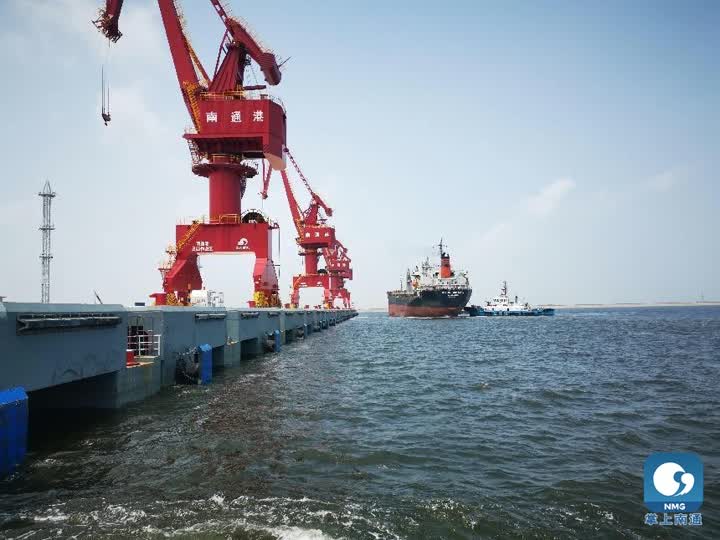 鏖战三伏天，吕四起步港区开港7个月迎来第45艘外轮